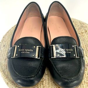 Kate Spade loafers black size 7.5. Preowned.